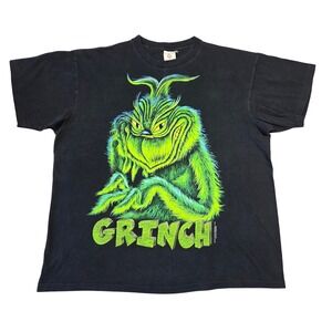 Vintage 1997 Grinch T Shirt Dr Seuss Graphic Tee XL Men Single Stitch Y2k Grunge